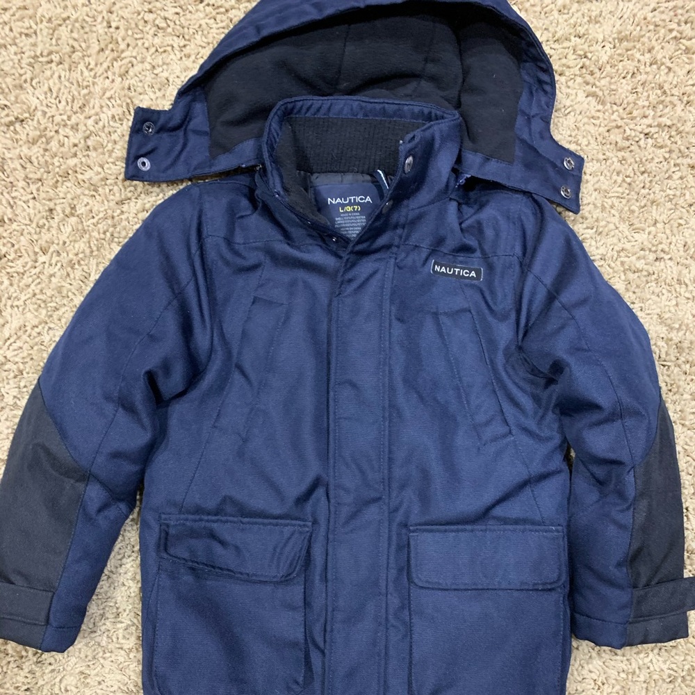 Nautica Navy Blue boys Winter coat